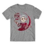 I can fix him Grey Melange Men's T-shirt
