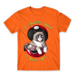I Choose You – I don’t Care Orange Men's Tee for Anime, Pokemon
