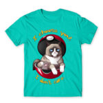 I Choose You – I don’t Care Turquoise Men's T-shirt for Anime, Pokemon