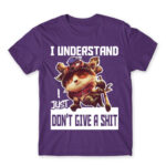 I just don’t give a shit – Teemo Dark Purple Men's Tee for Gaming, League Of Legends