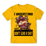 I just don’t give a shit – Teemo Gold Men's Tee for Gaming, League Of Legends