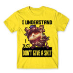 I just don’t give a shit – Teemo Lemon Men's T-shirt for Gaming, League Of Legends