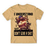 I just don’t give a shit – Teemo Sand Men's Tee for Gaming, League Of Legends