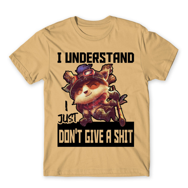 I just don’t give a shit – Teemo Sand Men's Tee I just don’t give a shit – Teemo Sand Men's Tee for Gaming, League Of Legends