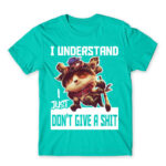 I just don’t give a shit – Teemo Turquoise Men's T-shirt for Gaming, League Of Legends