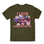 I love hanging out with you – League Army Men's T-shirt for Gaming, League Of Legends