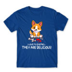 I love my enemies Royal Blue Men's Tee for Cute Badass, Funny