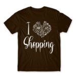 I Love Shopping Chocolate Men's T-shirt for Funny, Shopping