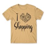 I Love Shopping Sand Men's T-shirt for Funny, Shopping