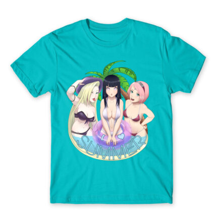 I love summer! Atoll Blue Men's T-shirt for Anime, Naruto