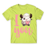 I love you – poro Apple Green Men's Tee for Gaming, League Of Legends