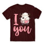 I love you – poro Burgundy Men's Tee for Gaming, League Of Legends
