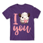 I love you – poro Dark Purple Men's Tee for Gaming, League Of Legends