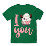 I love you – poro Kelly Green Men's T-shirt for Gaming, League Of Legends