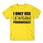 I Only Use Sarcasm Periodically Lemon Men's T-shirt for Funny, Sarcastic Humour
