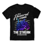 I paused my stream Black Men's T-shirt for Streamer, Work