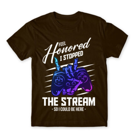 I paused my stream Chocolate Men's Tee for Streamer, Work