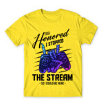 I paused my stream Lemon Men's T-shirt for Streamer, Work