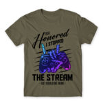 I paused my stream Zinc Men's T-shirt for Streamer, Work