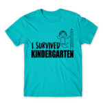 I survived kindergarten boy Atoll Blue Men's Tee for Kindergartner, Work