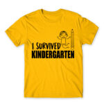 I survived kindergarten boy Gold Men's T-shirt for Kindergartner, Work