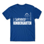 I survived kindergarten boy Royal Blue Men's T-shirt for Kindergartner, Work