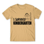 I survived kindergarten boy Sand Men's T-shirt for Kindergartner, Work