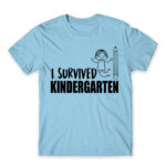 I survived kindergarten boy Sky Blue Men's Tee for Kindergartner, Work