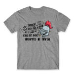 I thought he was a knight Grey Melange Men's Tee for Badass, Funny