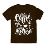 I turn coffee into tax Chocolate Men's Tee for Accountant, Work