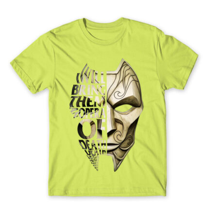 I will bring them an opera of death Apple Green Men's T-shirt for Gaming, League Of Legends