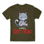 I will cut you Army Men's Tee for Cute Badass, Funny