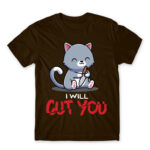 I will cut you Chocolate Men's T-shirt for Cute Badass, Funny