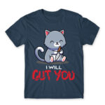I will cut you Denim Men's Tee for Cute Badass, Funny