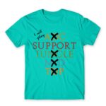 I Will Play Support Turquoise Men's T-shirt for Gaming, League Of Legends
