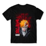 Ichigo – Vanguard Black Men's T-shirt for Anime, Bleach