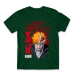 Ichigo – Vanguard Bottle Green Men's T-shirt for Anime, Bleach