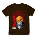 Ichigo – Vanguard Chocolate Men's T-shirt for Anime, Bleach