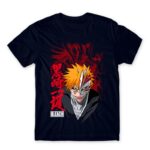 Ichigo – Vanguard Navy Men's T-shirt for Anime, Bleach