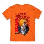 Ichigo – Vanguard Orange Men's T-shirt for Anime, Bleach