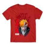 Ichigo – Vanguard Red Men's T-shirt for Anime, Bleach
