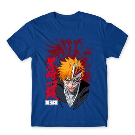 Ichigo – Vanguard Royal Blue Men's Tee for Anime, Bleach