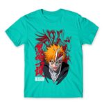 Ichigo – Vanguard Turquoise Men's Tee for Anime, Bleach