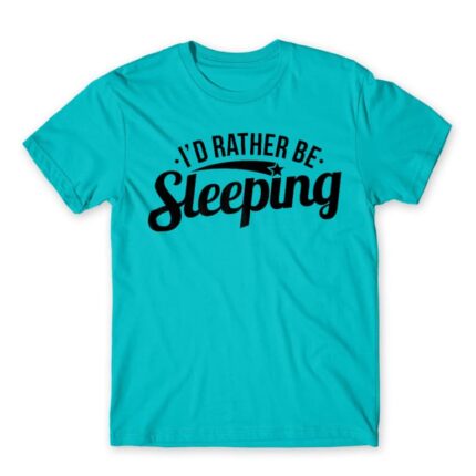 I’d reather be sleeping Atoll Blue Men's T-shirt for Funny, Laziness