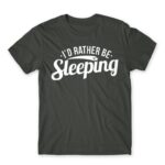 I’d reather be sleeping Dark Grey Men's Tee for Funny, Laziness