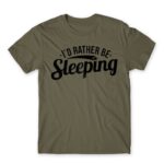 I’d reather be sleeping Zinc Men's Tee for Funny, Laziness