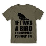 If I was a bird Zinc Men's T-shirt for Funny, Sarcastic Humour