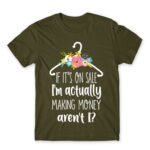 I’ll buy it on sale Army Men's T-shirt for Funny, Shopping
