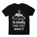 I’ll buy it on sale Black Men's Tee for Funny, Shopping