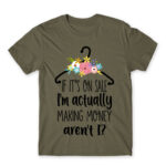 I’ll buy it on sale Zinc Men's T-shirt for Funny, Shopping